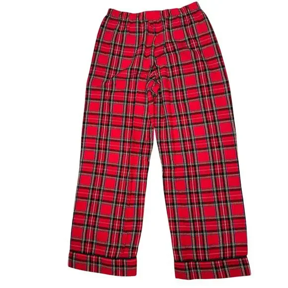 J.Crew Flannel Pajama Pant Good Tidings Plaid Women’s Size S CP545 New